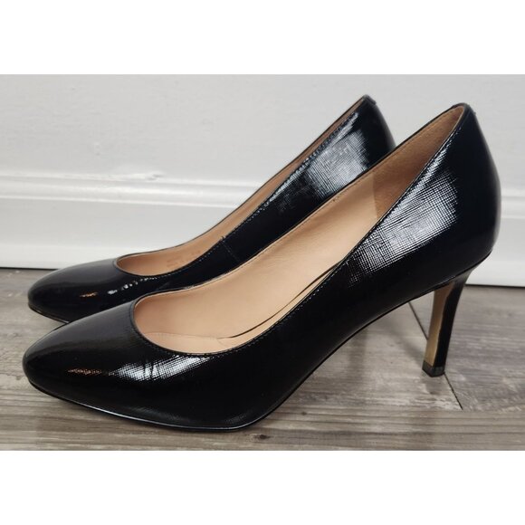 Cole Haan Shoes - Cole Haan Women's Sz. 8.5B Black Patent Leather Round Pumps